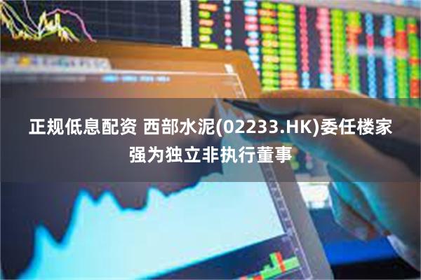 正规低息配资 西部水泥(02233.HK)委任楼家强为独立非执行董事