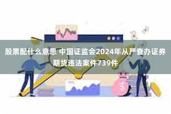 股票配什么意思 中国证监会2024年从严查办证券期货违法案件739件