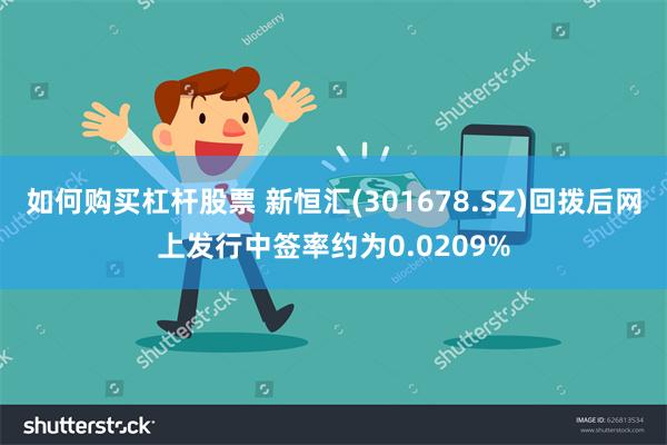 如何购买杠杆股票 新恒汇(301678.SZ)回拨后网上发行中签率约为0.0209%