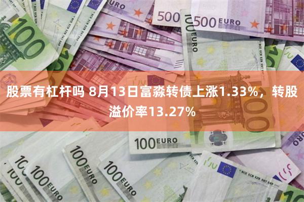 股票有杠杆吗 8月13日富淼转债上涨1.33%，转股溢价率13.27%