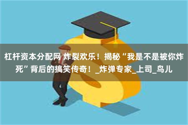 杠杆资本分配网 炸裂欢乐！揭秘“我是不是被你炸死”背后的搞笑传奇！_炸弹专家_上司_鸟儿